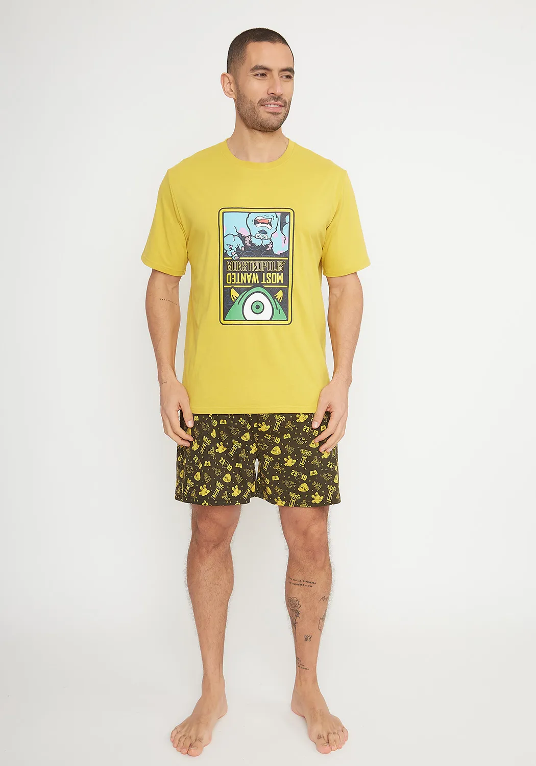 Pijama Short Algodón Monsters Inc.