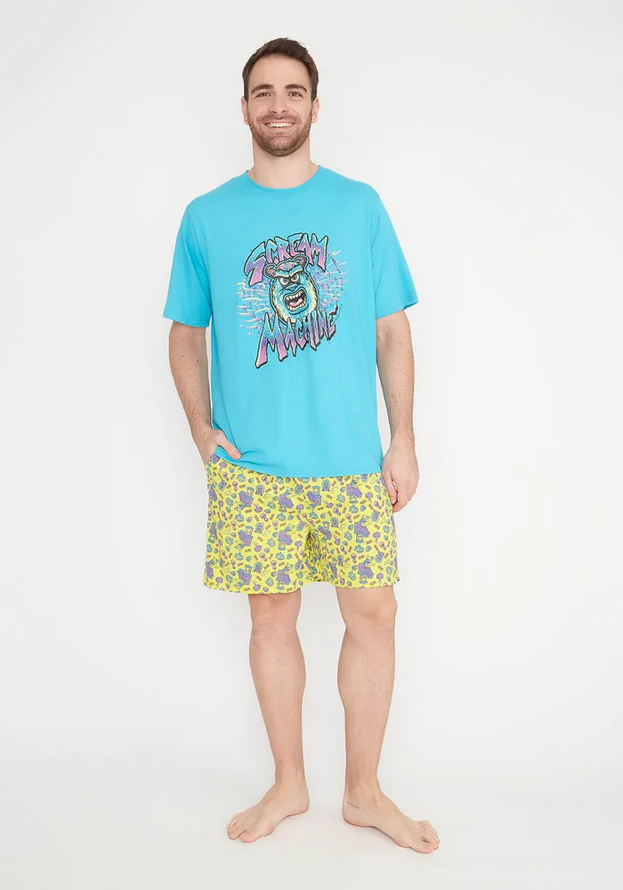 Pijama Short Algodón Monsters Inc.