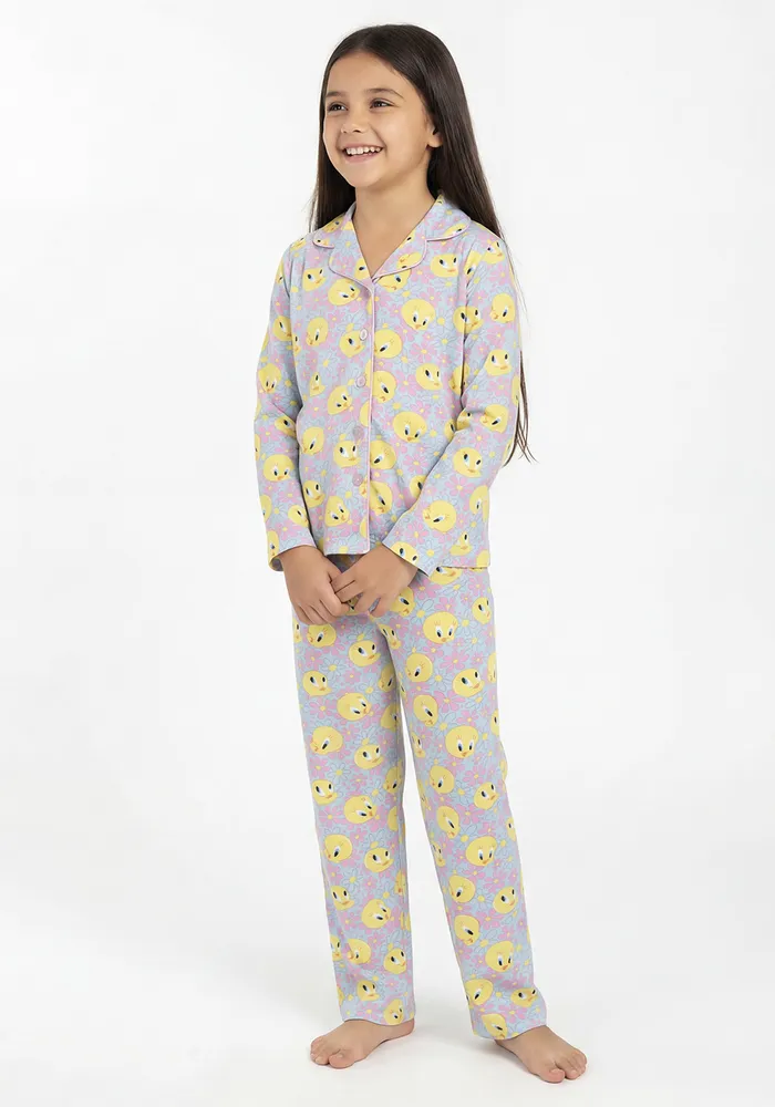 Pijama Pantalon Tela Piel Durazno