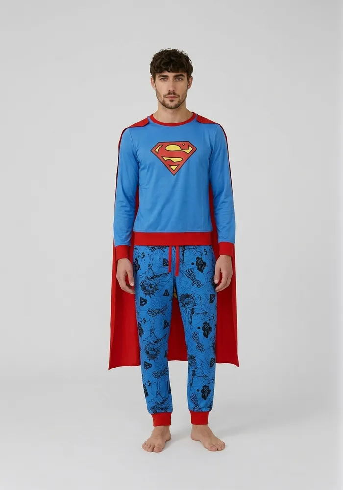 Pijama Pantalón Plush Superman