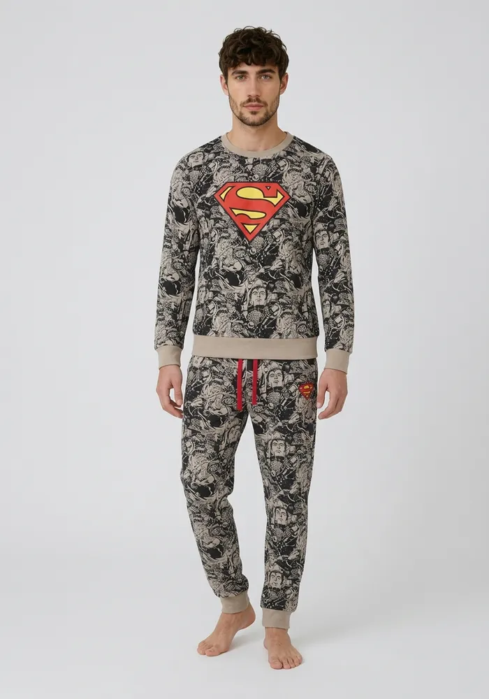 Pijama Pantalón Plush Superman