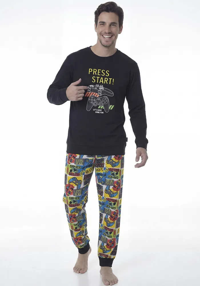 Pijama Pantalon Algodón