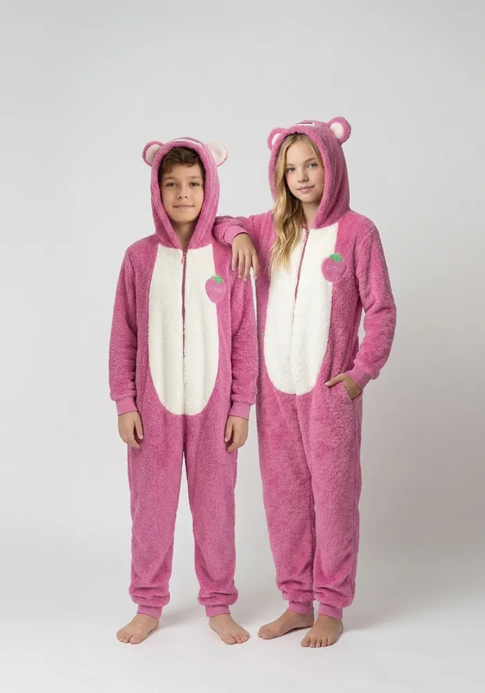 Pijama Enterito Coral Fleece